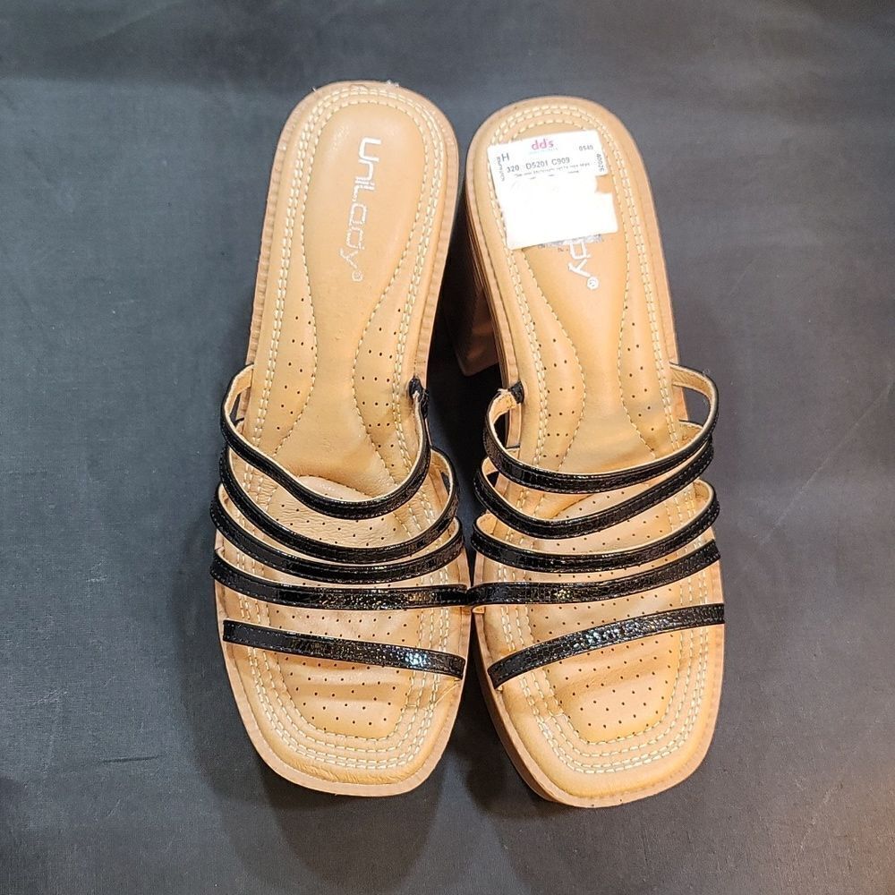 BRAND NEW UNILODY BLOCK HEEL WOMEN'S MULES R3